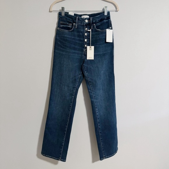 Good American - Good Curve Straight Jeans - Picture 1 of 5